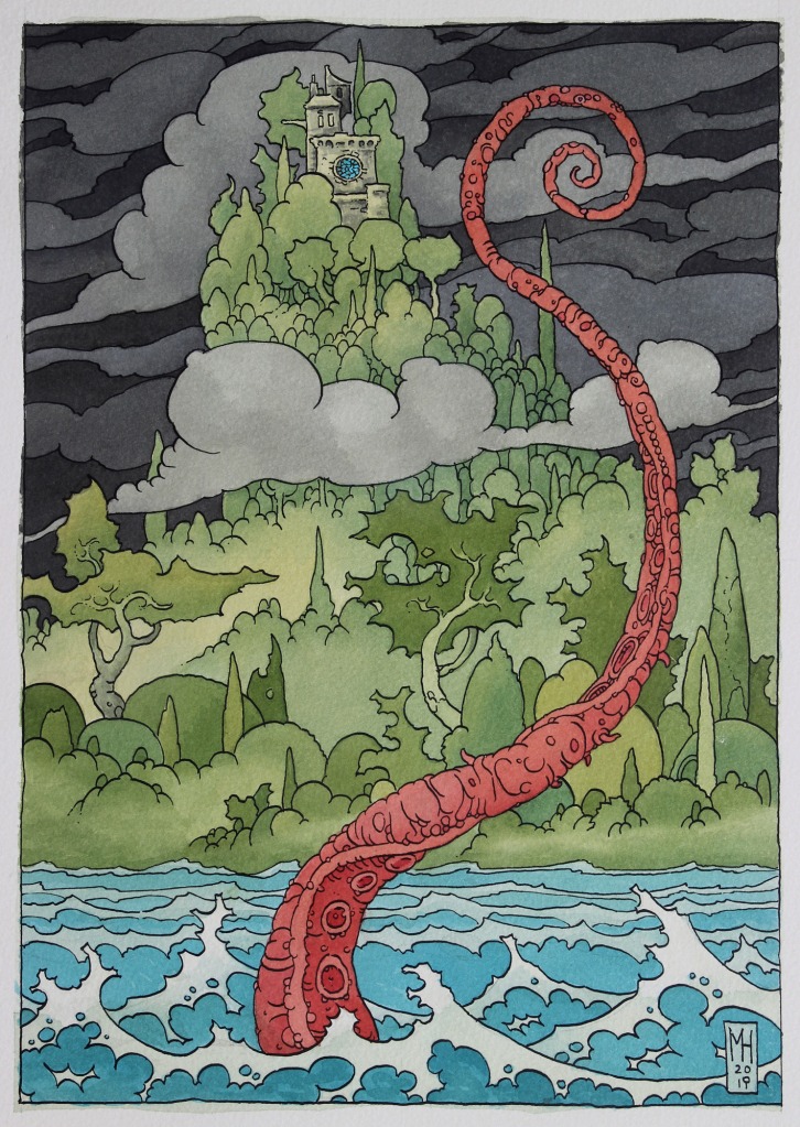 landscape with tentakle